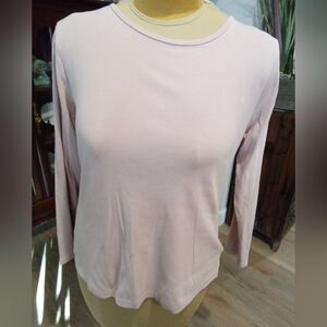 Liz Claiborne XXL Soft Blush Long Sleeve Tee